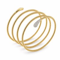 Bracelet Ercolani Gioielli Femme in Or jaune Diamante S120G